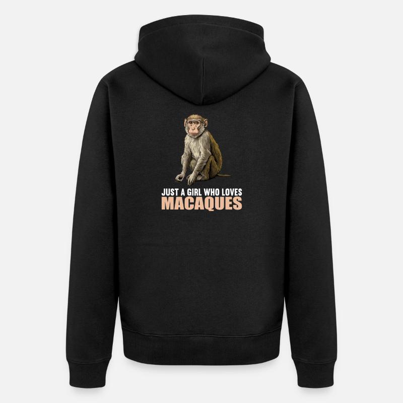 Macaque Macaque - Veste à capuche bio Premium Unisexe - noir