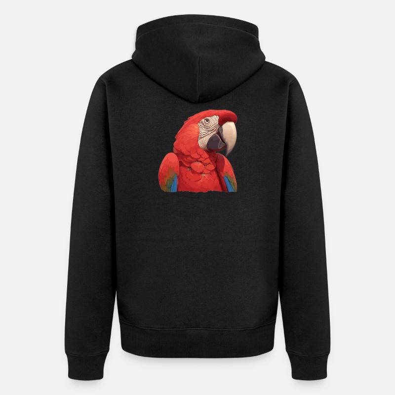 Aras Ara - Unisex Premium Bio Zip Hoodie - Schwarz