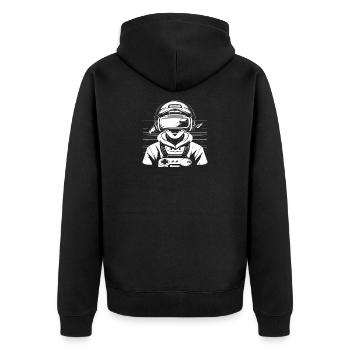Gaming Boy Graphics - Veste à capuche bio Premium Unisexe - noir - Dos - Nico (187cm)