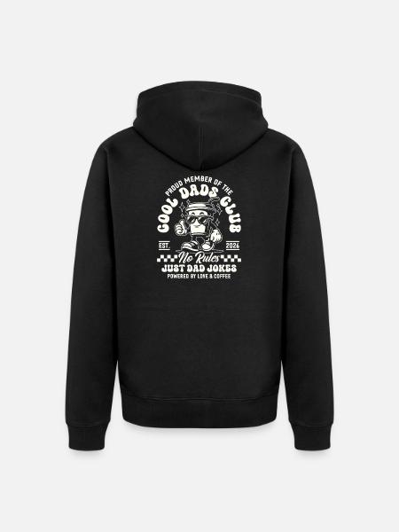 Cool Dads Club - Dad 2026 Gift - Unisex Premium Organic Zip Hoodie - black