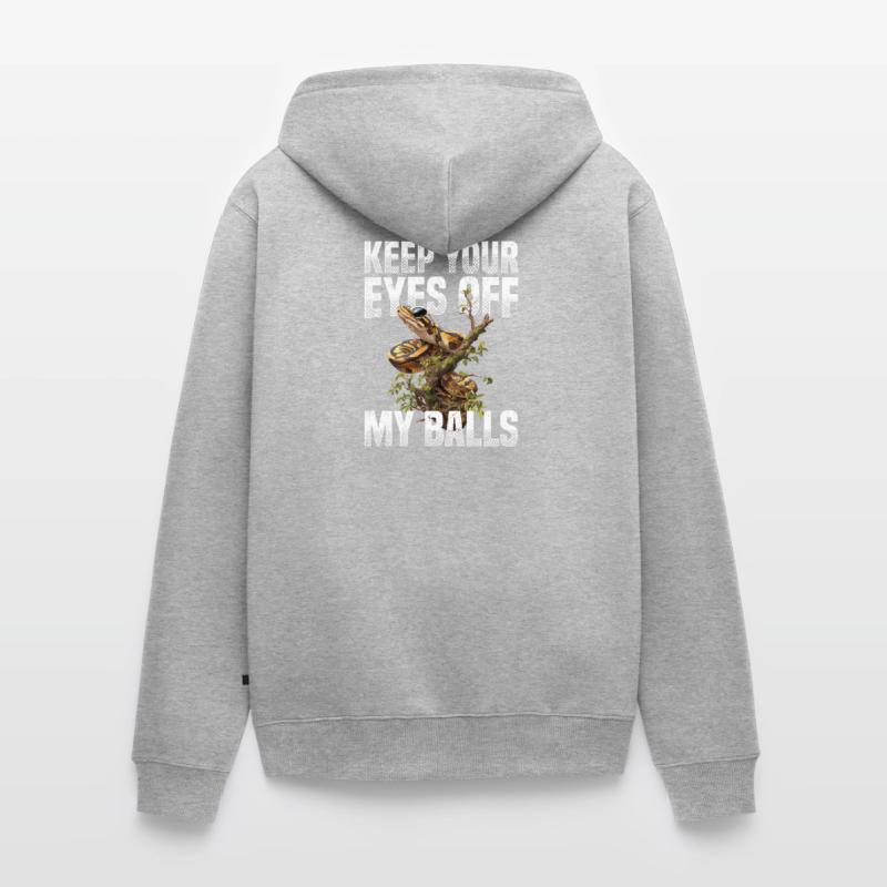 Python roi Serpents Amateurs de terrarium Python Veste à capuche bio Premium Unisexe