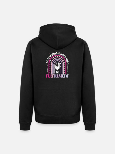 Cadeaux pour les enseignants ESE - Veste à capuche bio Premium Unisexe - noir
