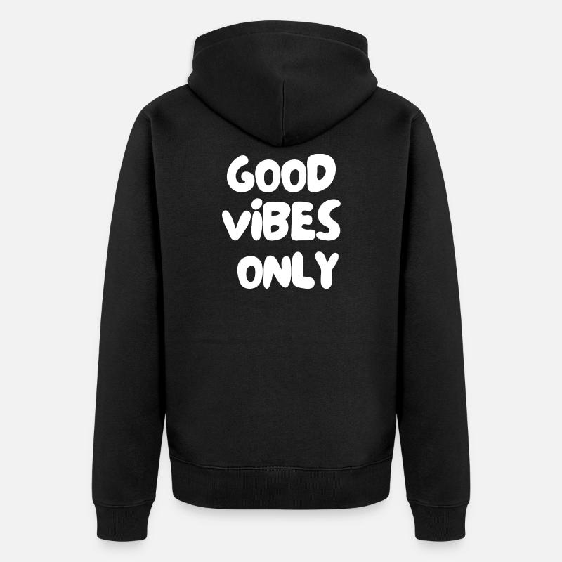 Énergie positive - Veste à capuche bio Premium Unisexe - noir