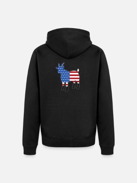 Livestock breeders Livestock - Unisex Premium Organic Zip Hoodie - black