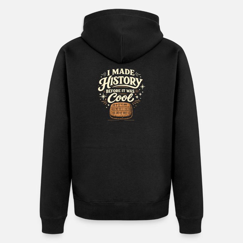 Mésopotamie ancienne, Sumérien - Veste à capuche bio Premium Unisexe - noir