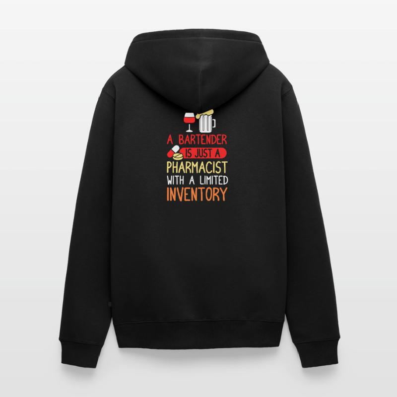 bartender waiter bartender bartender Unisex Premium Organic Zip Hoodie