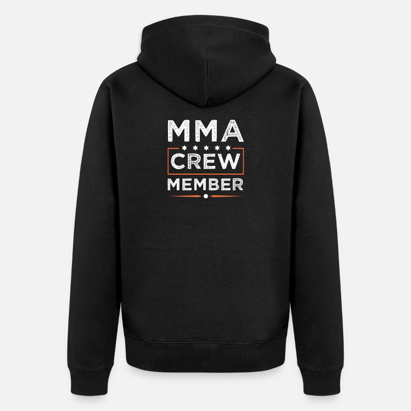 Équipe Mma - Veste à capuche bio Premium Unisexe - noir