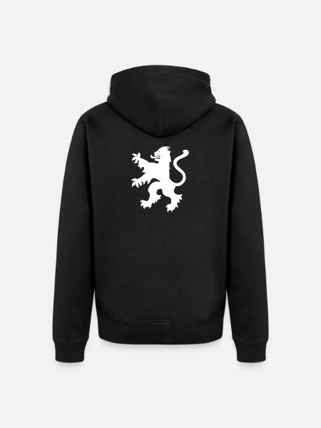 Niederlande - Nederland - Netherlands - Lion Löwe - Unisex Premium Organic Zip Hoodie - black
