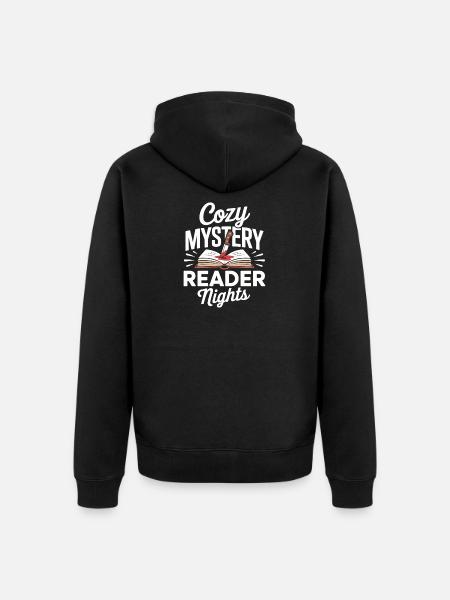 Murder, Crime, Thriller, Books, Readers, Suspense - Unisex Premium Organic Zip Hoodie - black