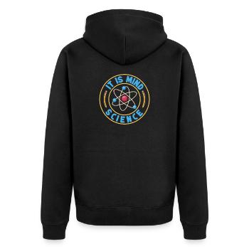 Enseignant de pré-maternelle Sciences de l’esprit Enseignant de maternelle - Veste à capuche bio Premium Unisexe - noir - Dos - Nico (187cm)
