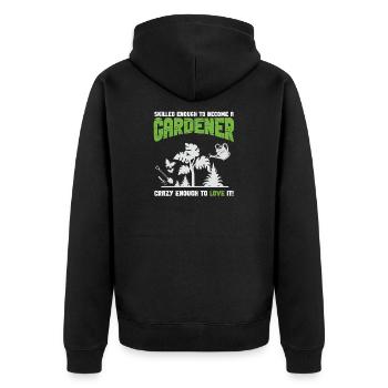 Citation de Proud Gardener - Veste à capuche bio Premium Unisexe - noir - Dos - Nico (187cm)