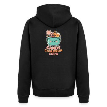 Équipage du Chaudron de Bonbons - Veste à capuche bio Premium Unisexe - noir - Dos - Nico (187cm)