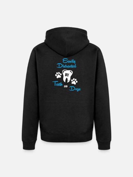 Zahnarzt - Unisex Premium Bio Zip Hoodie - Schwarz