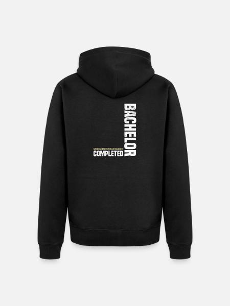Bachelor Wirtschaftswissenschaft - Unisex Premium Bio Zip Hoodie - Schwarz