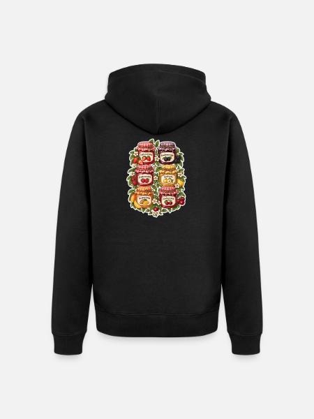 Marmelade - Unisex Premium Bio Zip Hoodie - Schwarz