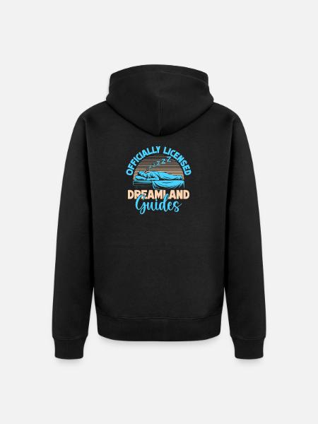 Anesthesiologist Dreamland Anesthesia - Unisex Premium Bio Zip Hoodie - Schwarz