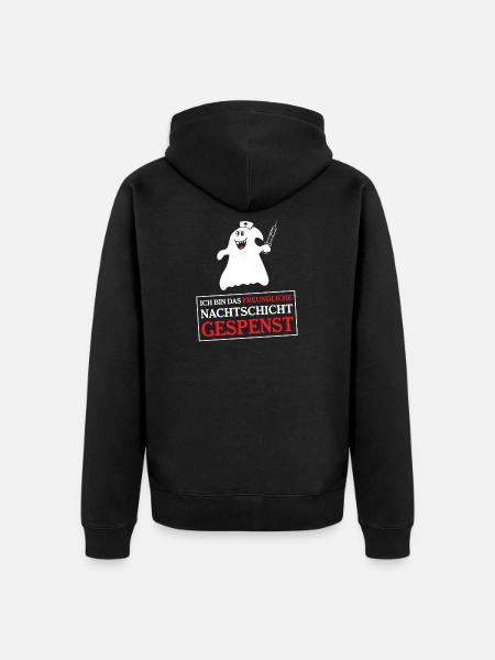 Krankenschwester Krankenpfleger - Unisex Premium Bio Zip Hoodie - Schwarz