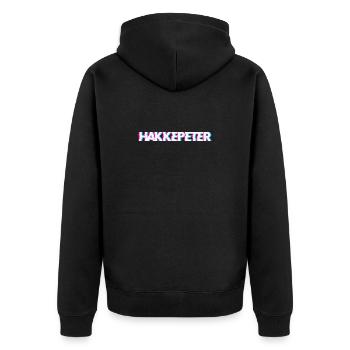 Hardtekk Tekk - Veste à capuche bio Premium Unisexe - noir - Dos - Nico (187cm)