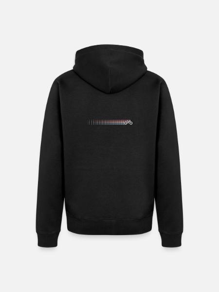 VTT Rétro - Veste à capuche bio Premium Unisexe - noir