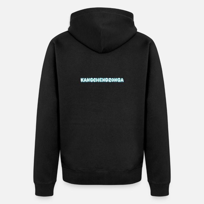 Trekking Kangchendzoenga - Veste à capuche bio Premium Unisexe - noir