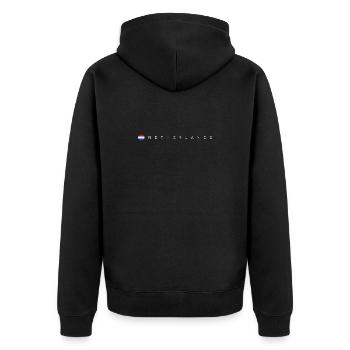 Drapeau des Pays-Bas - Veste à capuche bio Premium Unisexe - noir - Dos - Nico (187cm)