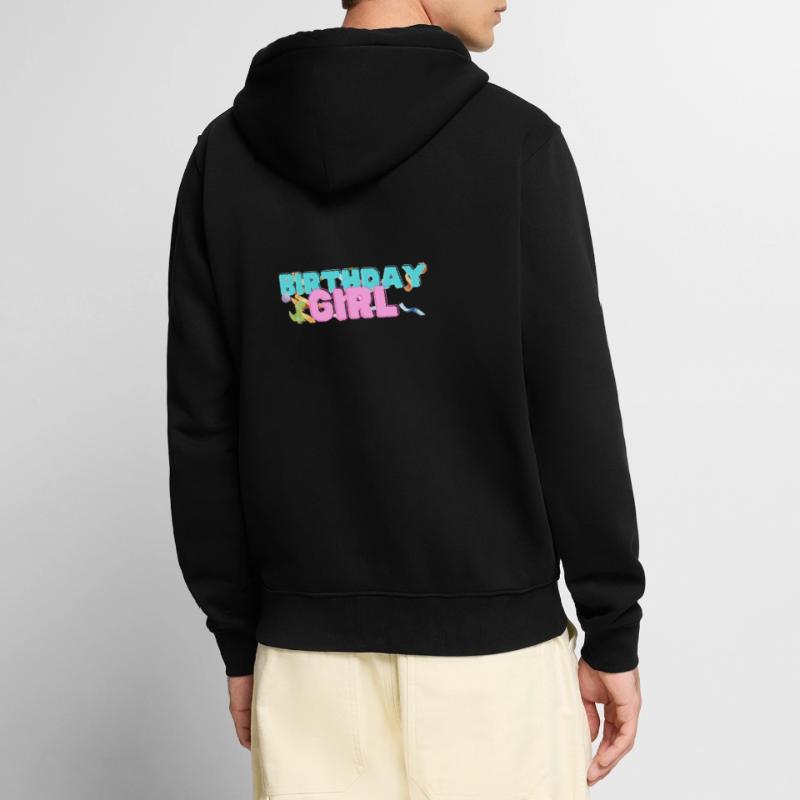 Dinosaurier Geburtstagskind Unisex Premium Bio Zip Hoodie