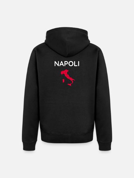 Napoli Neapel Naples Souvenir - Unisex Premium Organic Zip Hoodie - black