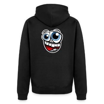 Face Comic - Veste à capuche bio Premium Unisexe - noir - Dos - Nico (187cm)