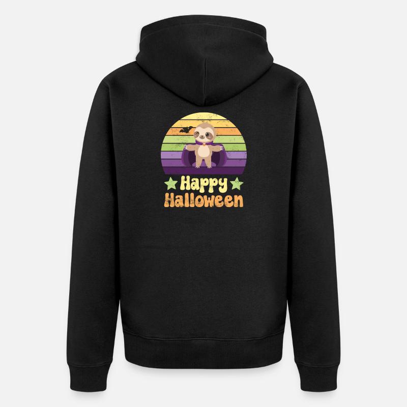 Halloween Vampire Dracula - Veste à capuche bio Premium Unisexe - noir