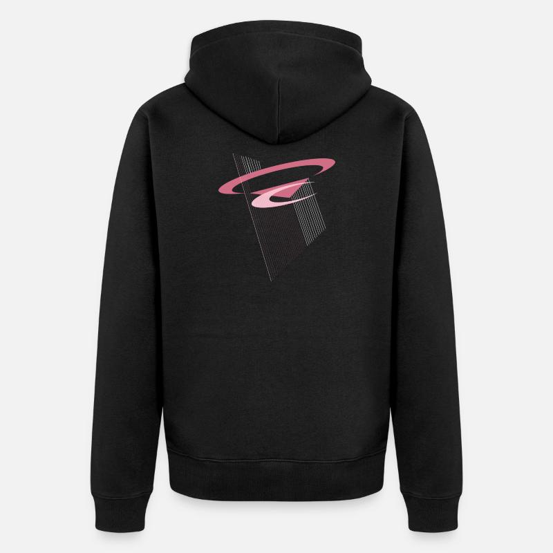 Flotter de la modernité - Veste à capuche bio Premium Unisexe - noir