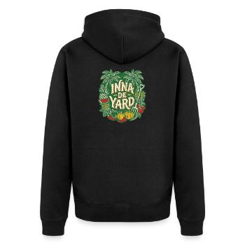 Inna De Yard Fermier - Veste à capuche bio Premium Unisexe - noir - Dos - Nico (187cm)