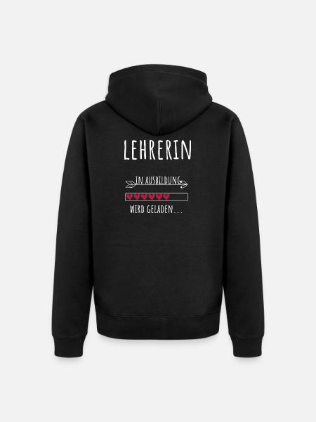 Teacher Training Student Profession Training Teacher - Unisex Premium Organic Zip Hoodie - black