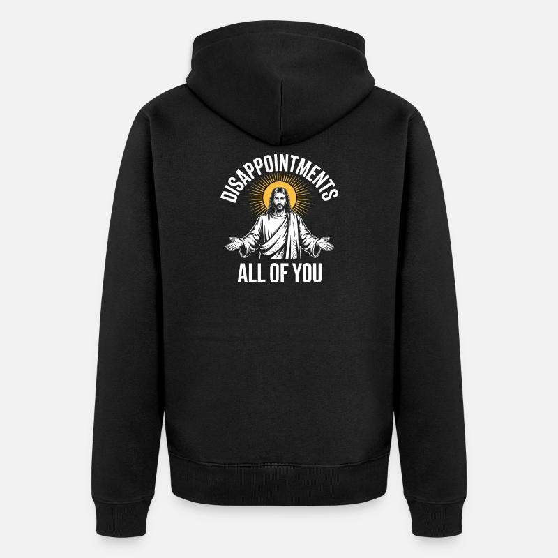 Déceptions à tous Jésus Soleil Tee - Veste à capuche bio Premium Unisexe - noir