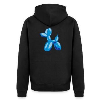 Balloon Dog - Veste à capuche bio Premium Unisexe - noir - Dos - Nico (187cm)