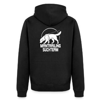 Golden Retriever Mantrailing Team Recherche Chiens Chiens - Veste à capuche bio Premium Unisexe - noir - Dos - Nico (187cm)