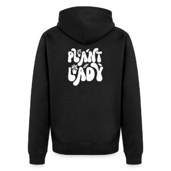 Planter - Veste à capuche bio Premium Unisexe - noir - Dos - Nico (187cm)