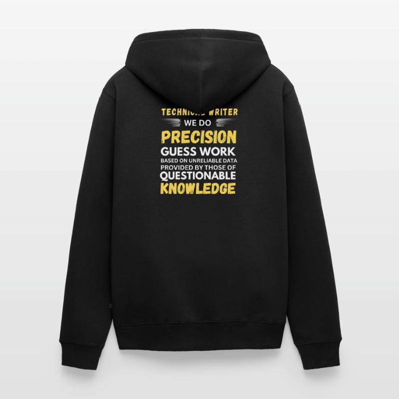 Technical Writer Precision Guesswork Unisex Premium Organic Zip Hoodie