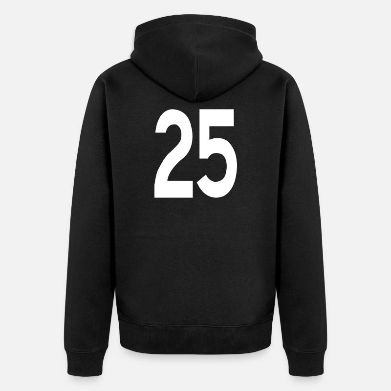 Débuts amicaux 25 - Veste à capuche bio Premium Unisexe - noir