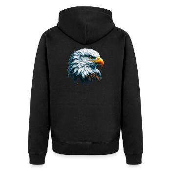 Aigle - Veste à capuche bio Premium Unisexe - noir - Dos - Nico (187cm)