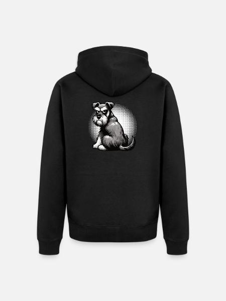 Schnauzer Giant Schnauzer Schnauzer Owner - Unisex Premium Organic Zip Hoodie - black