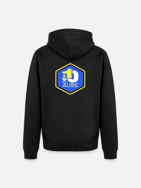 Aube 10 - Veste à capuche bio Premium Unisexe - noir
