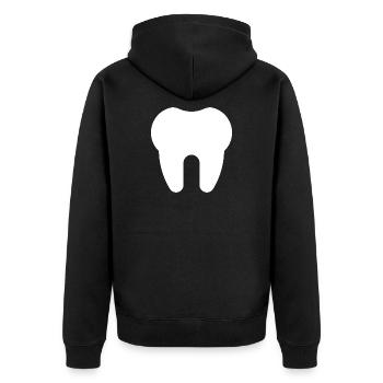 Dentiste, dentiste, cabinet dentaire - Veste à capuche bio Premium Unisexe - noir - Dos - Nico (187cm)