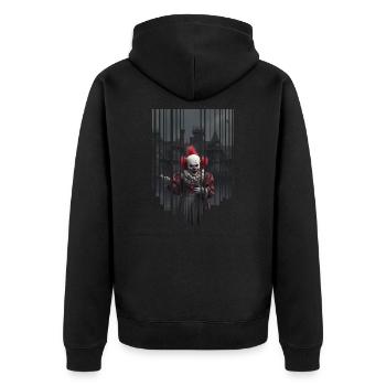 Joyeux halloween - Veste à capuche bio Premium Unisexe - noir - Dos - Nico (187cm)
