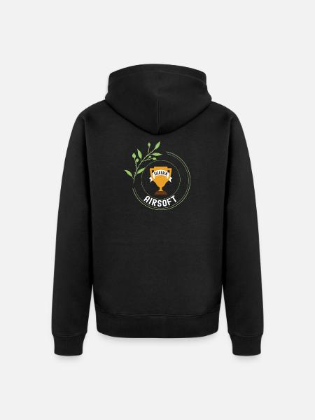 Airsoft Winner Tournament Championship - Unisex Premium Organic Zip Hoodie - black