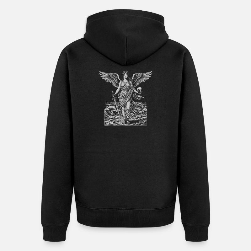 Ange Gardien de la Mer - Veste à capuche bio Premium Unisexe - noir