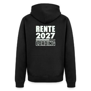 Chargement de la pension 2027 - Veste à capuche bio Premium Unisexe - noir - Dos - Nico (187cm)