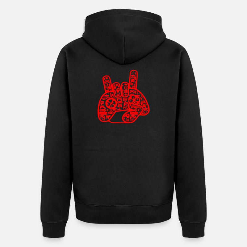 gamerr - Veste à capuche bio Premium Unisexe - noir