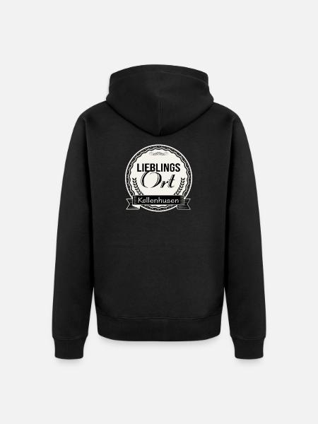 Lieblingsort Kellenhusen - Unisex Premium Bio Zip Hoodie - Schwarz