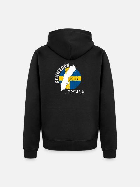 Uppsala - Veste à capuche bio Premium Unisexe - noir