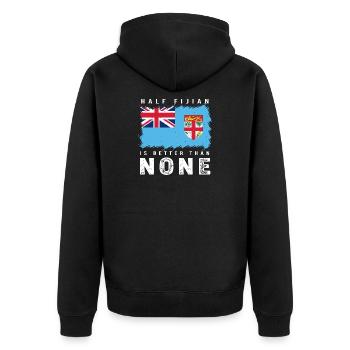Fidji Fidji Fidji Fidschi Fidschi Fidschi - Veste à capuche bio Premium Unisexe - noir - Dos - Nico (187cm)